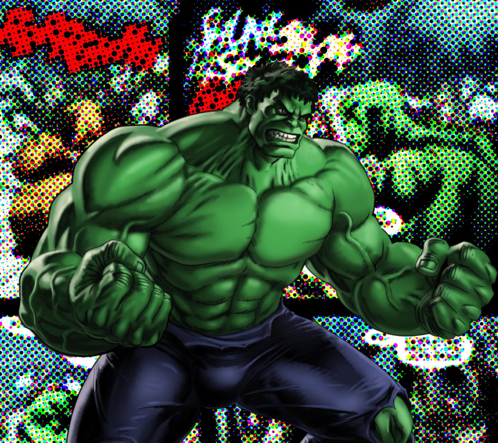 Hulk dans les comics des avengers (hulk, incroyable)