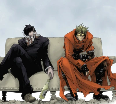 anime, zeichentrick, trigun, vash the stampede