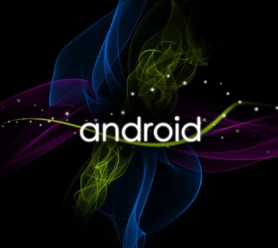 Vibrant Android Wallpaper with Colorful Swirls