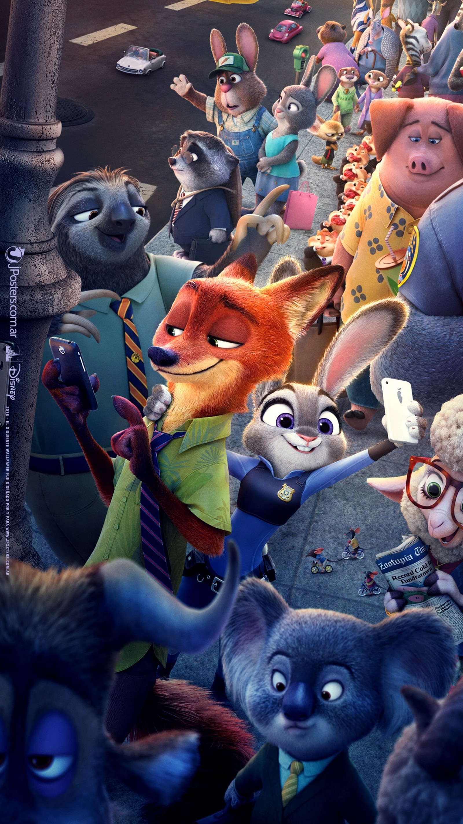 Téléchargez le fond d'écran anime, flash, judy hopps, films, nick wilde