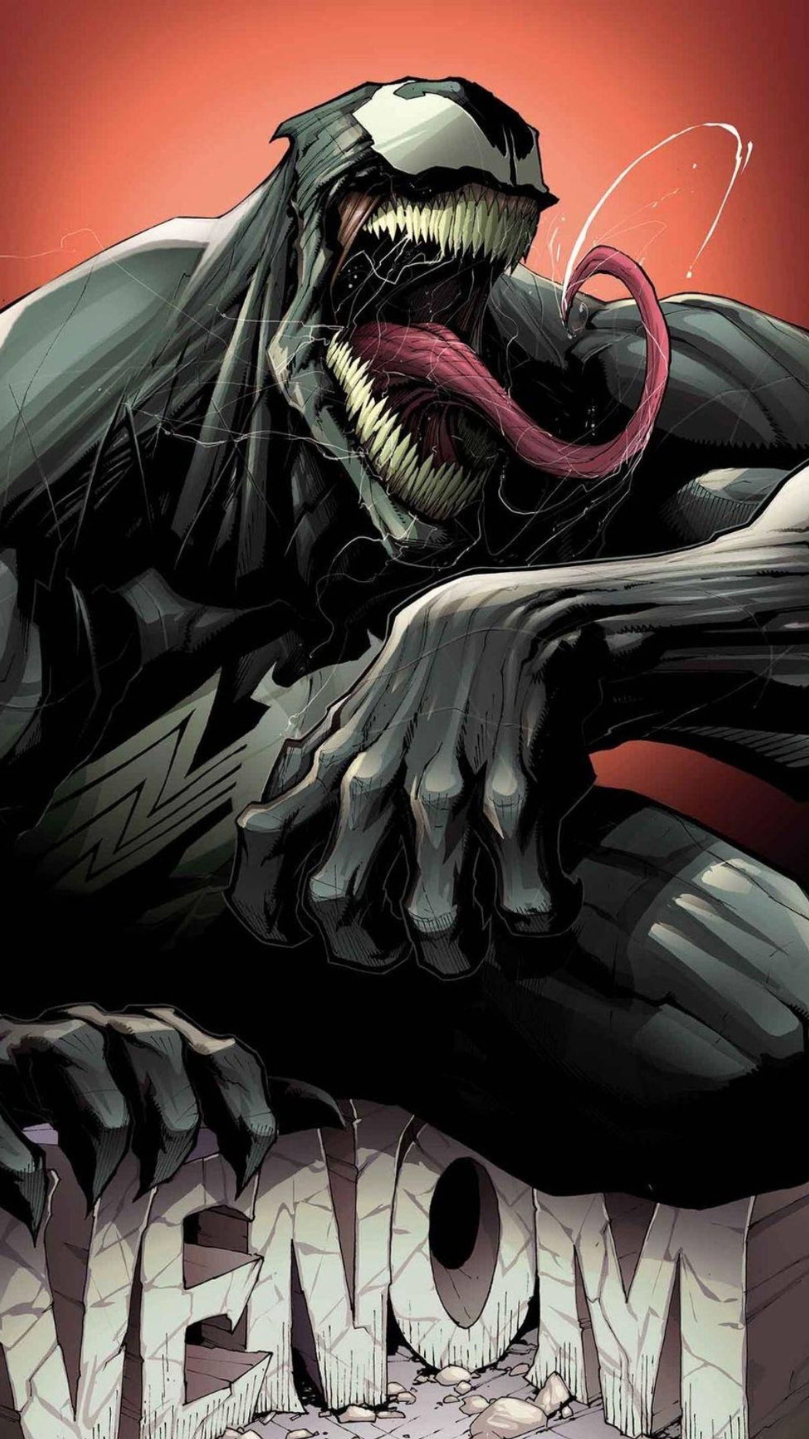 Venom es un personaje de los cómics y es muy espeluznante (cómics, marvel, spiderman)