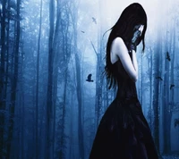 alone, fallen, girl, sad, sadness wallpaper