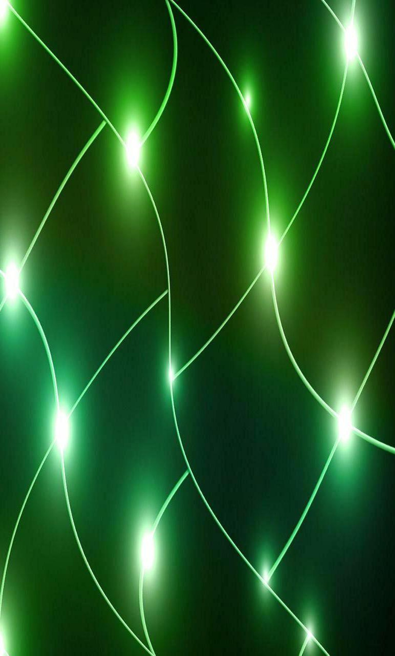 A close up of a green light with a black background (color, green, grid, light)