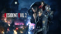 Resident Evil 2: Leon and Ada Amidst Raccoon City's Chaos