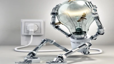 robot, máquina, tecnología, electricidad, energía