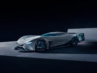 jaguar vision gran turismo sv, konzeptautos, hypercars, schwarzer hintergrund, 2021