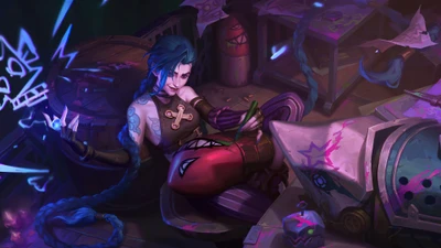 джинкс, jinx, тайный, arcane, lol