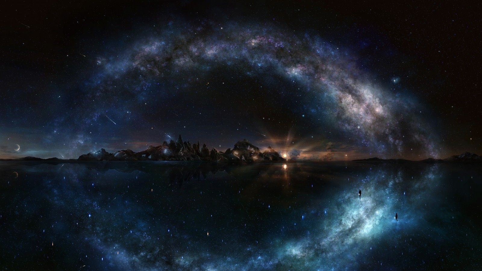 night sky, star, outer space, atmosphere, galaxy wallpaper