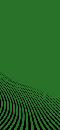 Mathematical Pattern: Green Waves and Parallels