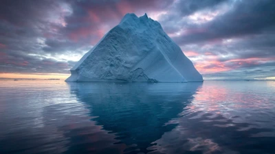 arctique, iceberg, glace, glace de mer, océan