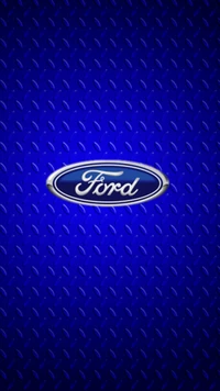 ford, logo, métallique