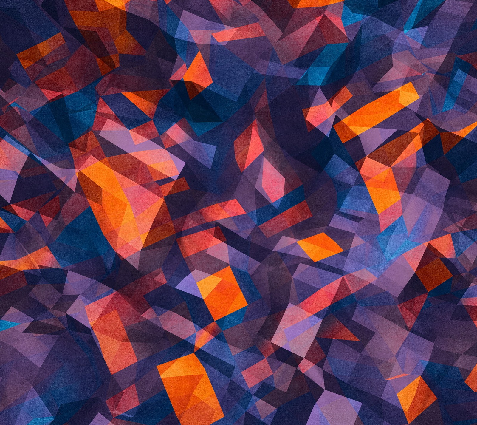 A close up of a colorful abstract painting of a bunch of cubes (abstracto, bello)