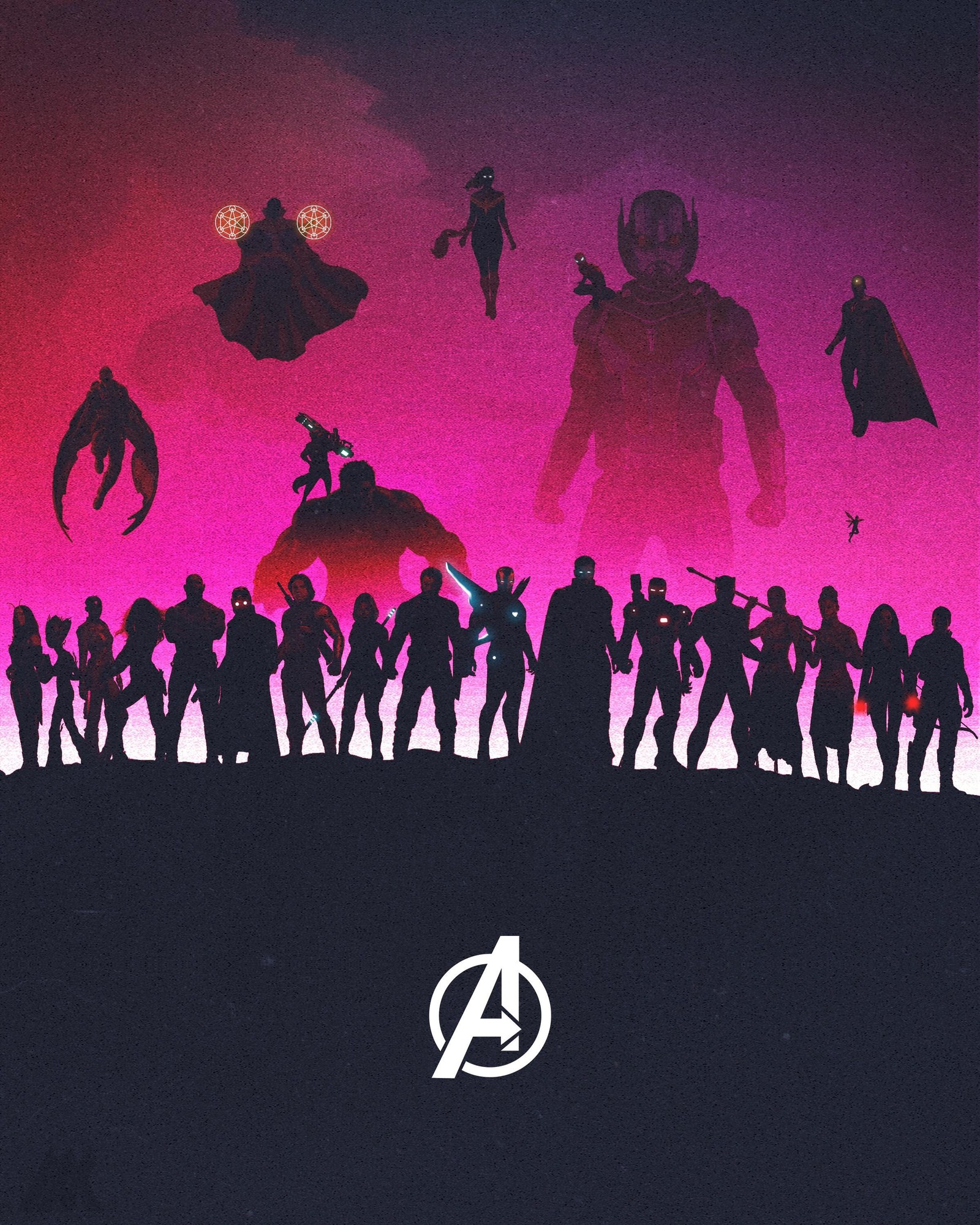 Affiche avengers guerre des avengers (avengers, marvel, super héros, fin de partie, endgame)