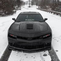 black, car, chevrolet, wallpaper