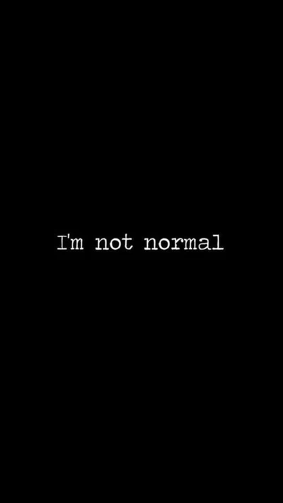 I'm Not Normal: A Reflection on Inner Pain and Isolation