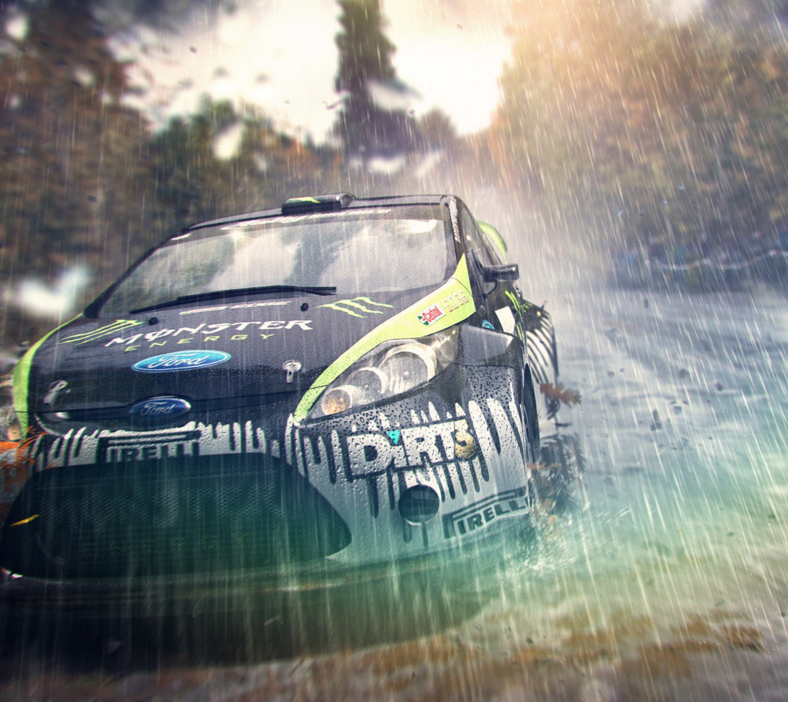 Baixar papel de parede sujo, dirt 3, ford, ford focus