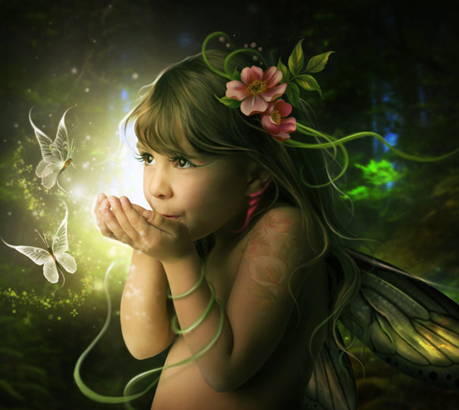 drawn, fae, faerie, fairy Download Wallpaper