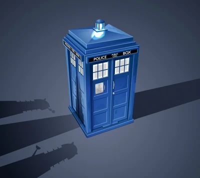 blue, box, dalek, doctor, doctor who