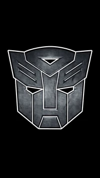 Emblema Autobot de Transformers em design metálico