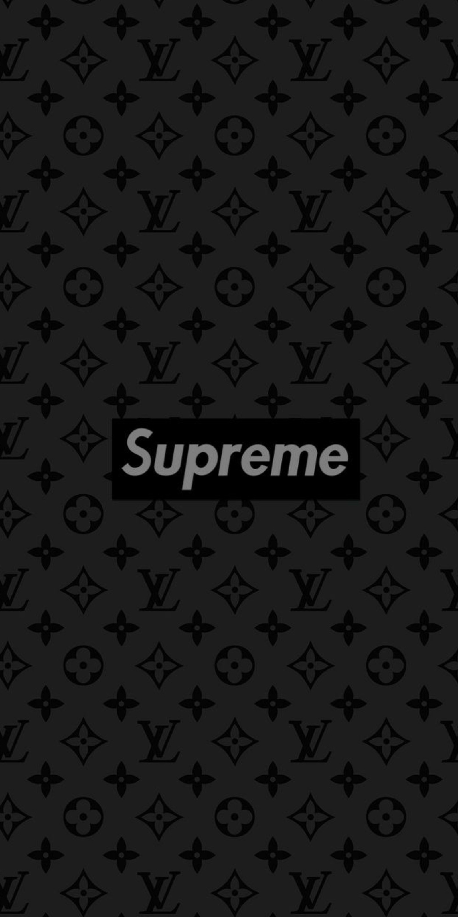 Скачать обои луи витон, luis vuitton, lv, supreme