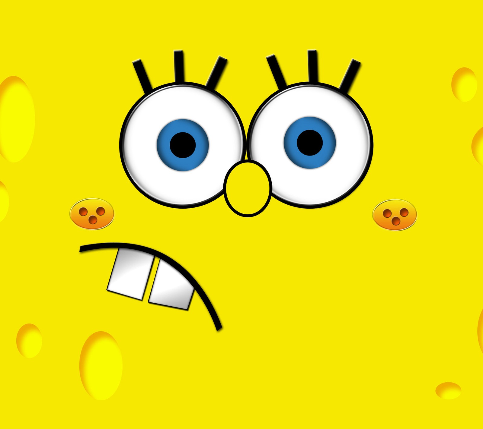 A close up of a cartoon spongebob with a sad face (serie, spongebob, tv)