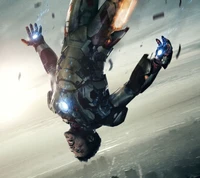 Iron Man in Action: Marvel's Hero Soars Through the Skies