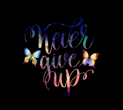 never give up, quotes