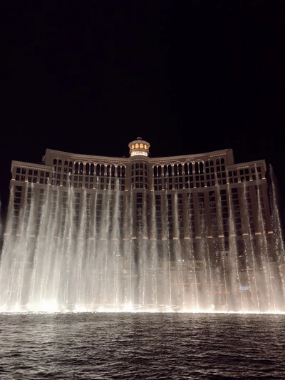 Fontaines du Bellagio : Un spectacle aquatique nocturne à Las Vegas