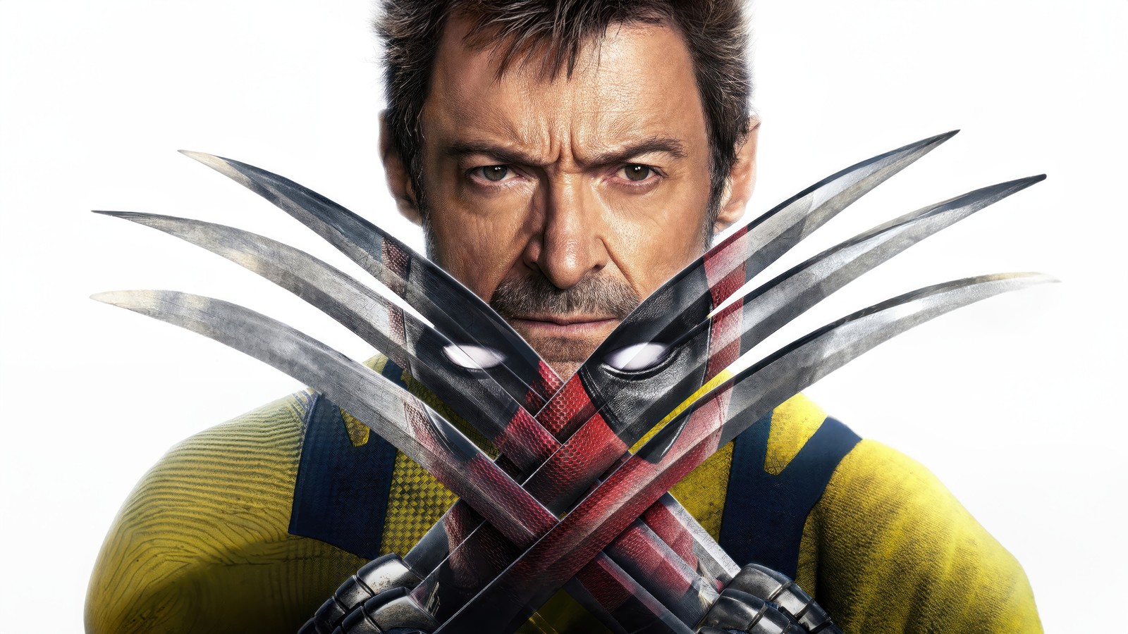 Descargar fondo de pantalla wolverine, garra, deadpool y wolverine, película, marvel