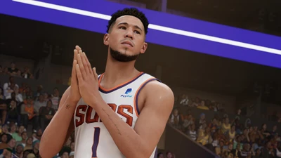 Devin Booker in NBA 2K23: A Digital Showcase of Basketball Excellence