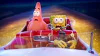 SpongeBob and Patrick's Wild Ride in "The SpongeBob Movie: Sponge on the Run