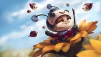 Teemo die Biene: Ein Verspieltes Abenteuer in League of Legends Kunst