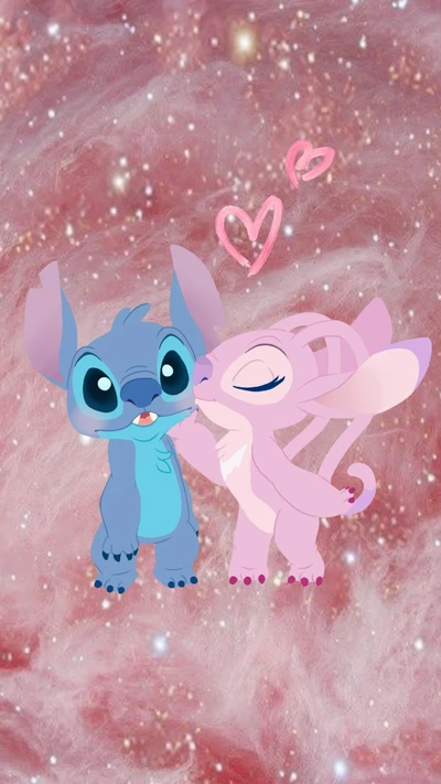 lilo y stitch, little, movie, pastel, stich