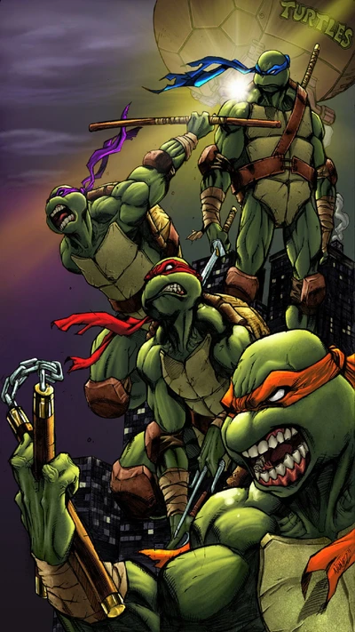 don, leo, mike, mutant, ninja