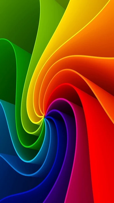 bunt, foto, pinwheel, regenbogen