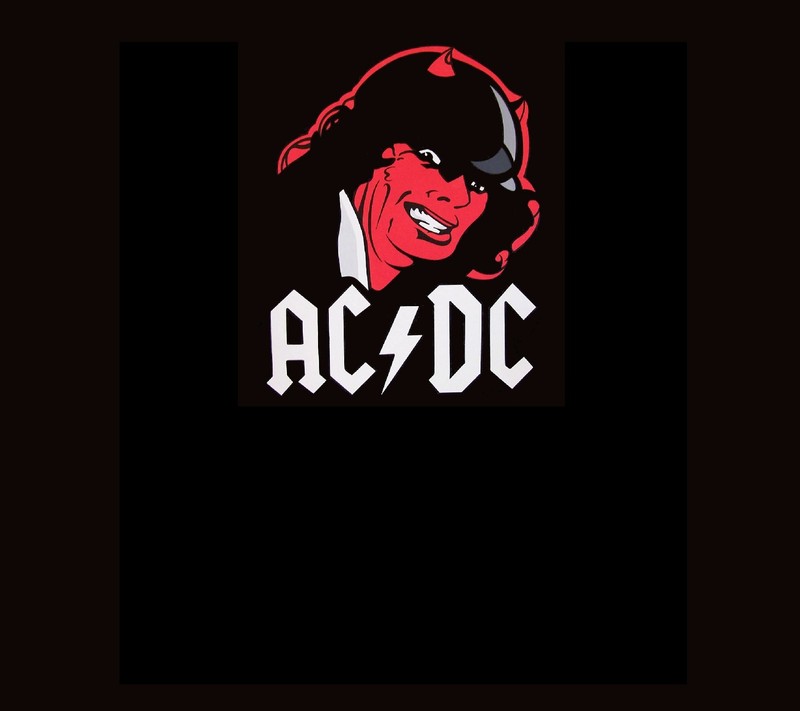 Близкий план логотипа с дьяволом на нем (кондиционер, acdc, антихрист, anti christ, дети)