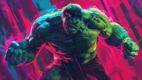 Hulk: The Unstoppable Superhero in Vivid Action