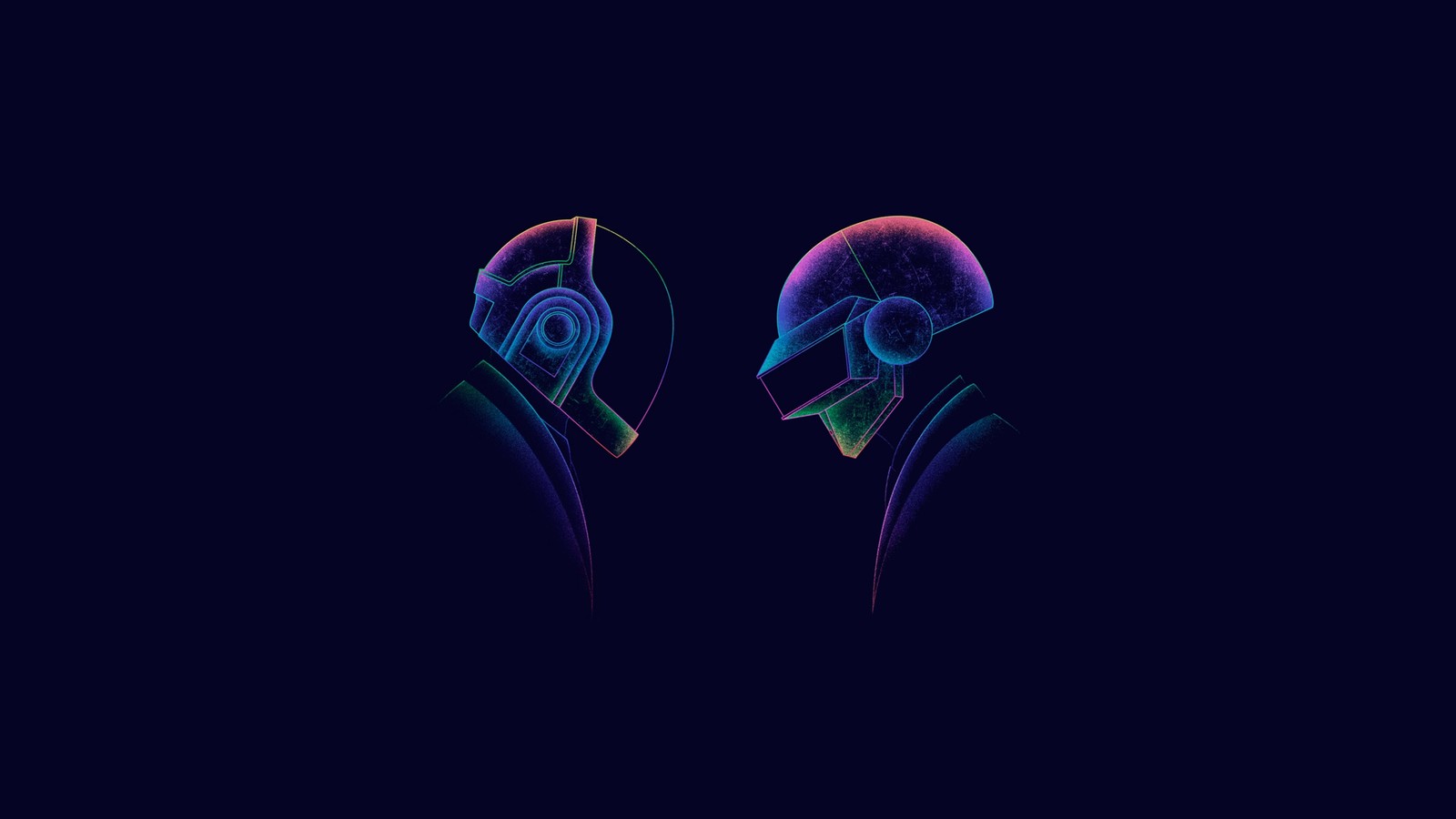 daft punk, minimalist, minimalism Download Wallpaper