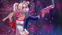 Harley Quinn: La antiheroína juguetona con una pistola y un bate de béisbol