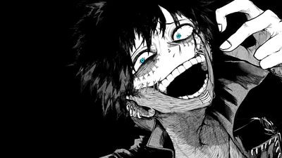 O Sorriso Sinistro de Dabi: Arte Digital My Hero Academia em 4K