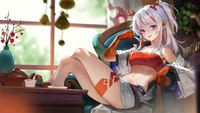 nian, arknights, anime girls, video game wallpaper