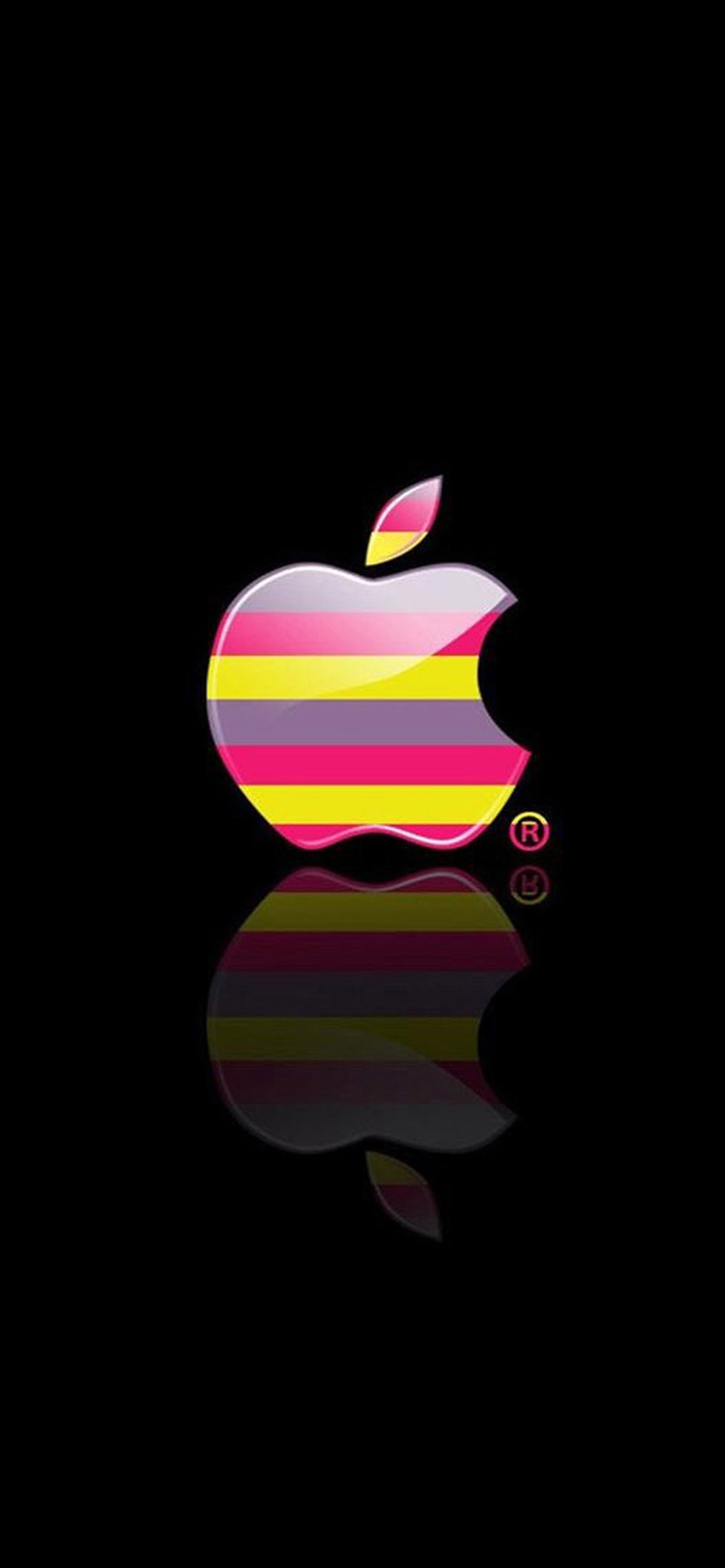 graphics, magenta, apple, fruit, illustration wallpaper