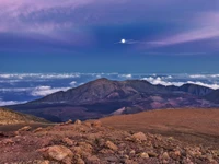 mountainous landforms, highland, cloud, wilderness, ridge wallpaper