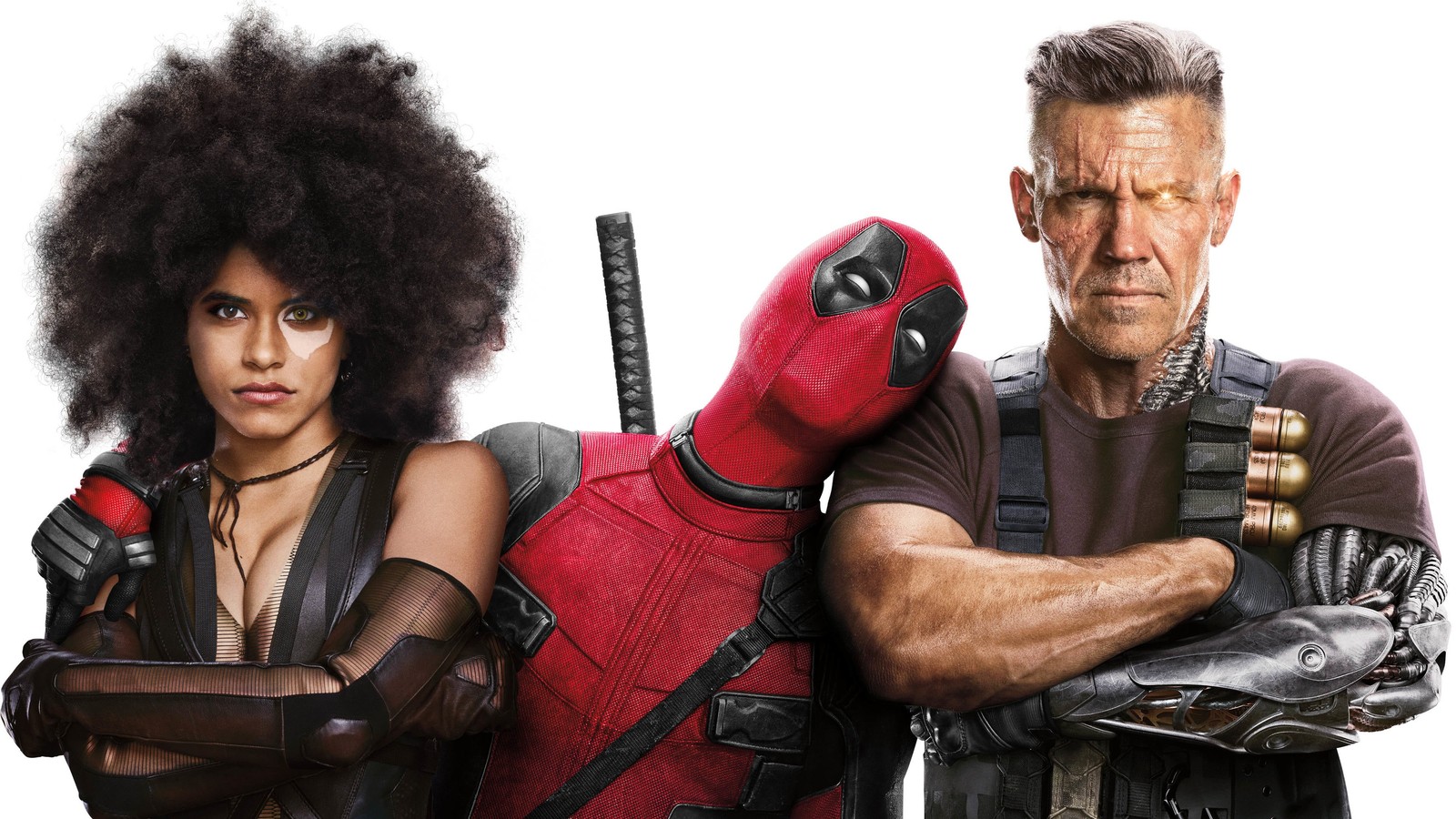 Deadpool y black widow en una escena de la película deadpool (deadpool 2, figura de acción, 20th century fox, película de superhéroes, película)