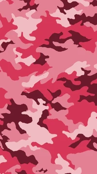 Pink and Red Camo Pattern