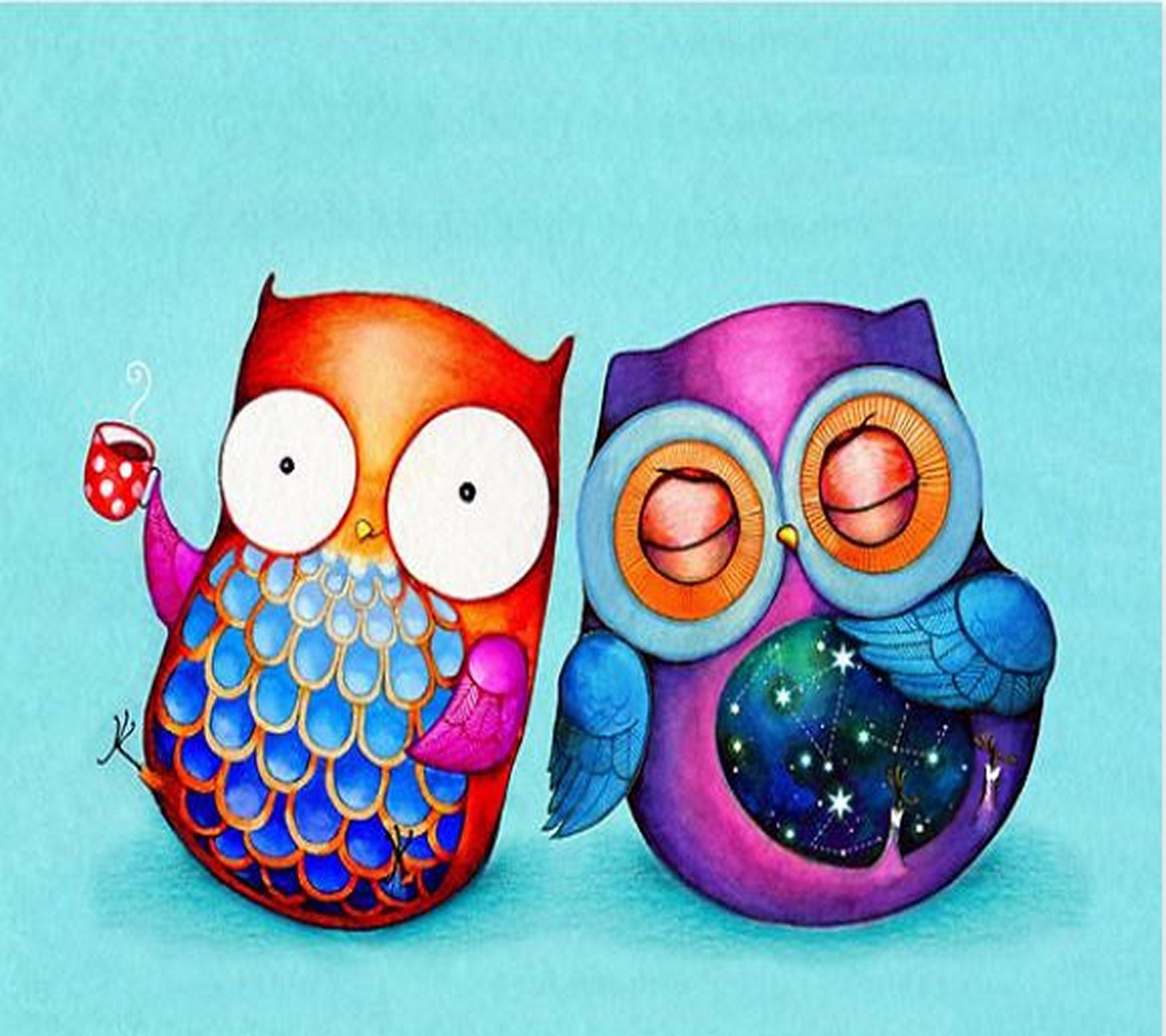 Download owls, wallpaper for free