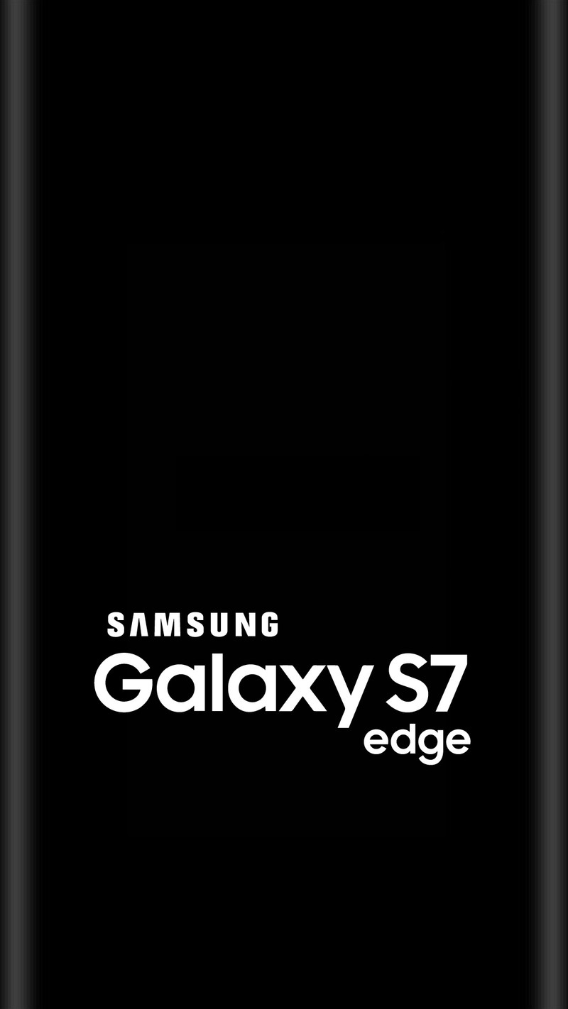 Макроснимок чёрного телефона samsung s7 edge (край, галактика, samsung)