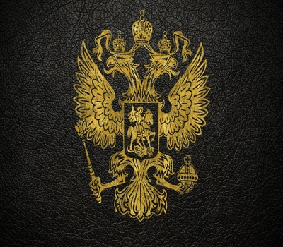 rússia, russia, dourado, pele, the coat of arms