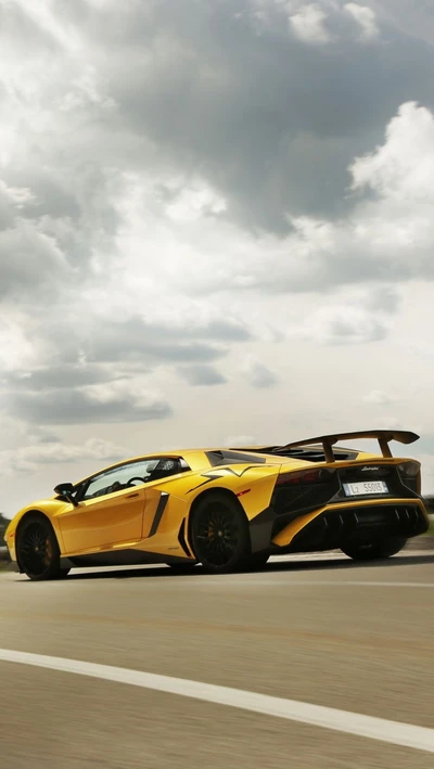 carro, lamborghini, velocidade, supercarro