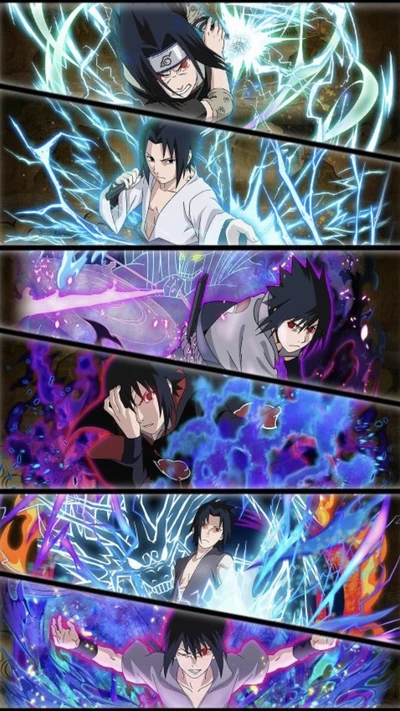 anime, naruto, sasuke, uchiha